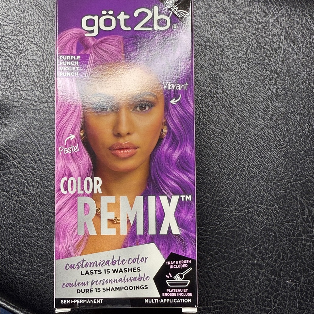 got2b Color Remix Semi-Permanent Hair Color - Vibrant Purple Punch